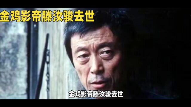 金鸡影帝滕汝骏离世,传奇人生永留史册