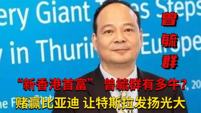 赌赢比亚迪,让特斯拉发扬光大,“新香港首富” 曾毓群有多牛?