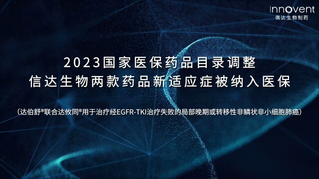 信达生物两款产品新增适应症成功纳入新版国家医保目录,持续践行“开发出老百姓用得起的高质量生物药”的企业使命