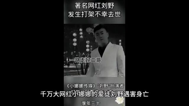 网红刘野被同门加害身亡,团队的处理令人悲凉,缘何变成这样?!