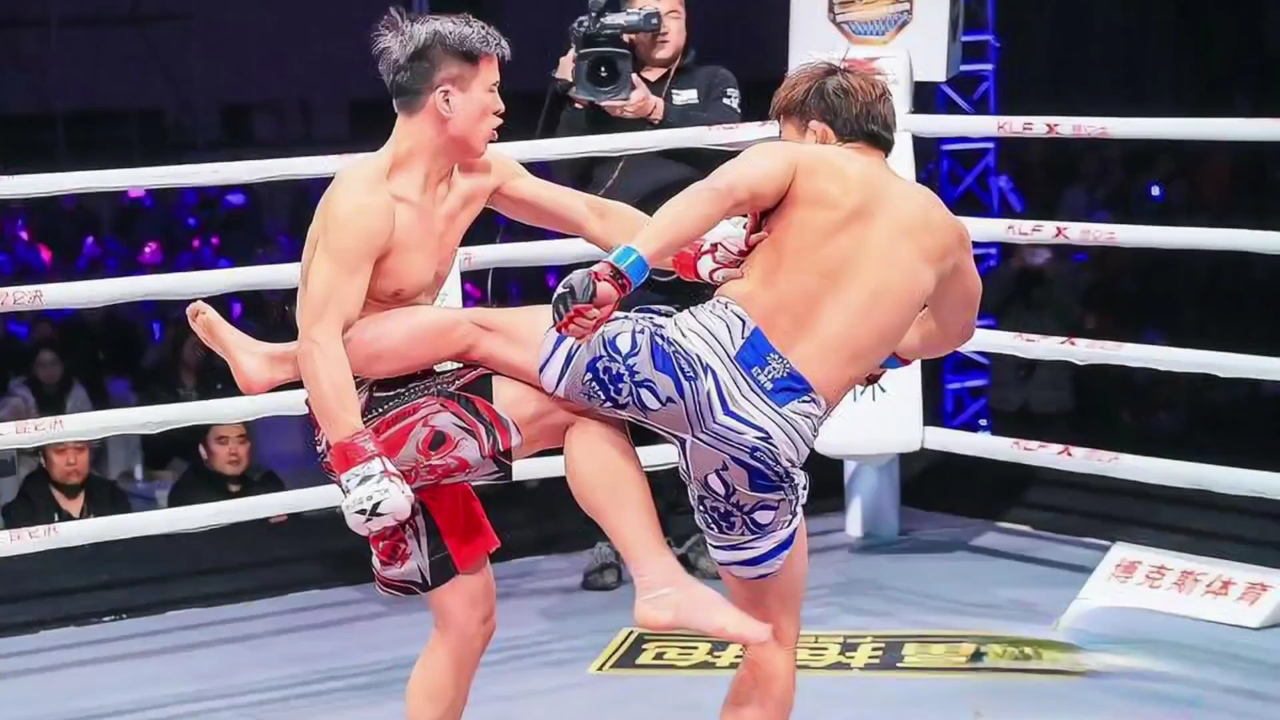 中国拳王张美煊有多强,首回合暴力膝击ko秒杀日本拳手