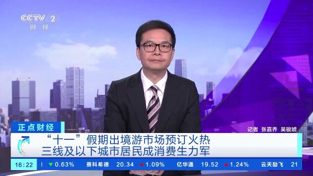 国庆假期将至，出境游市场预订火热，国内和出境长线旅游市场迅猛增长