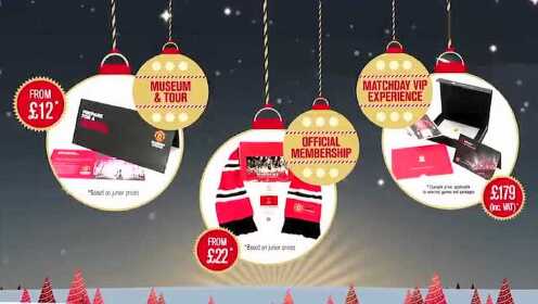 红红火火过节！曼联纪念品商店温馨短片预热圣诞节