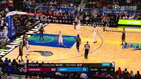 《NBA全场回放》【回放】骑士vs魔术第3节 小托马斯自投自抢连得五分
