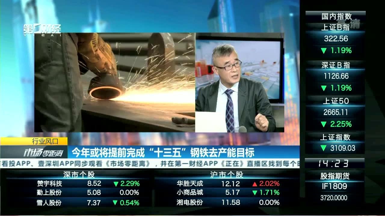 今年或将提前完成“十三五”钢铁去产能目标_腾讯视频