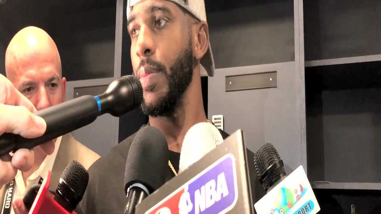 全景nba采访保罗赢球很开心适应了现在nba的节奏