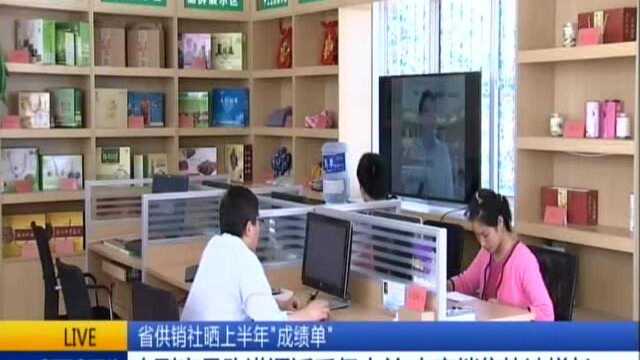 省供销社晒上半年“成绩单”:农副产品购进逼近千亿大关 电商销售快速增长