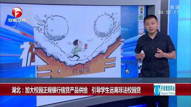 湖北:加大校园正规银行信贷产品供给 引导学生远离非法校园贷