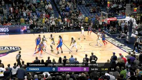 《NBA全场集锦》华丽妙传盘活全队 保罗助飞亚当斯加里纳利连续暴扣