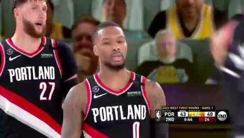 《NBA全场回放》【回放】开拓者vs湖人第2节 湖人打出8-0发起反扑
