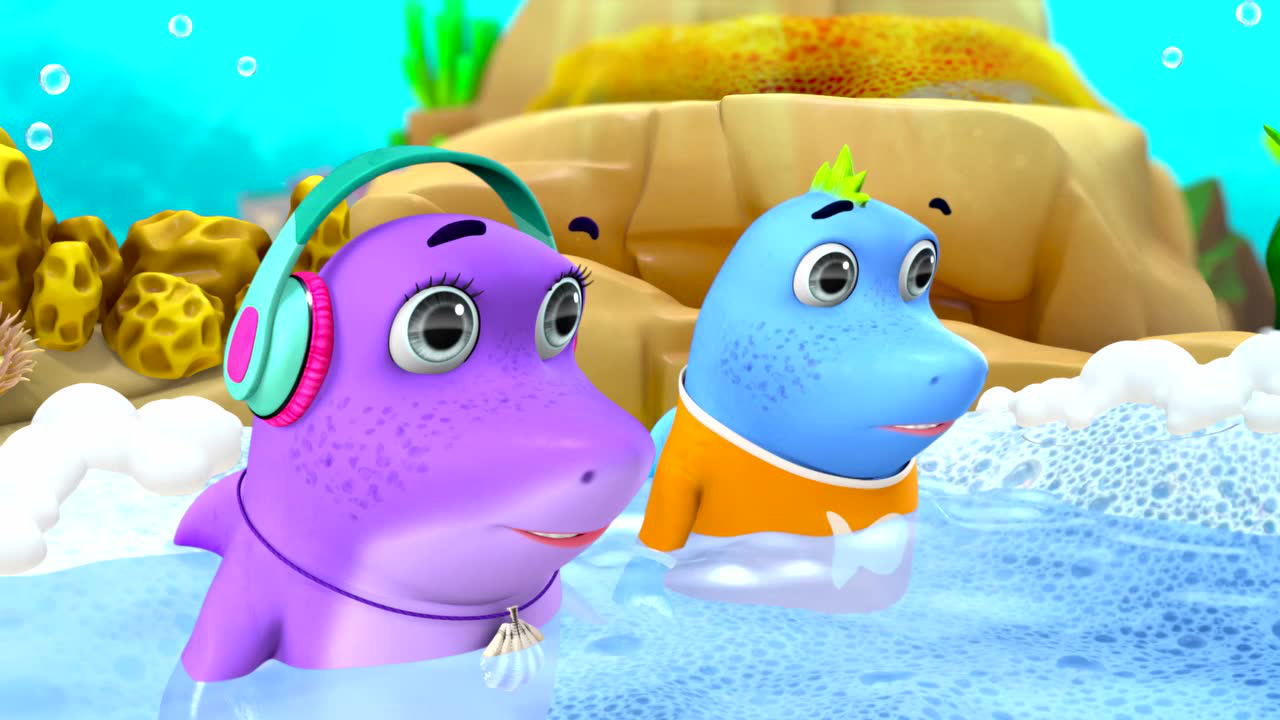 鲨鱼家族英文版