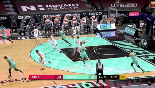 《NBA全场集锦》海沃德接连被抢防不胜防 坦普尔冲击内线连砍四分