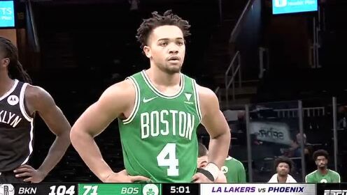 《NBA全场回放》NBA季前赛： 篮网vs凯尔特人 第4节中文解说回放