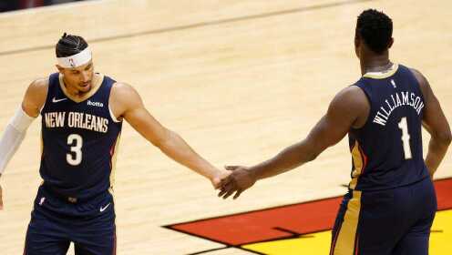 《NBA全场回放》NBA季前赛：鹈鹕vs热火 第四节中文解说回放