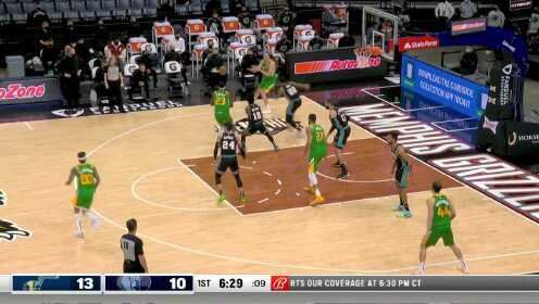 《NBA全场集锦》挽弓当挽长！莫兰特中门极限三分一发入魂