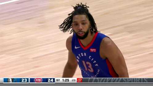 《NBA全场集锦》【纯享】独行侠vs活塞精华回放 哈达威42分独行侠险胜活塞