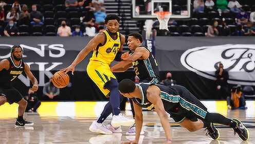《NBA全场集锦》【原声】灰熊110-126爵士 米切尔28分钟35分火力全开