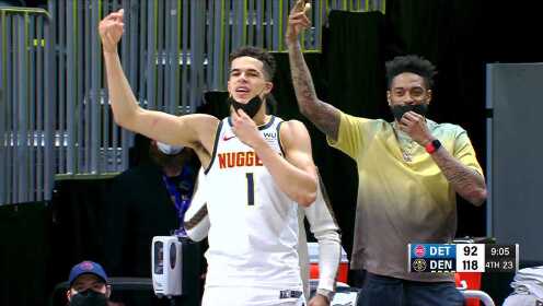 《NBA全场集锦》【纯享】活塞vs掘金精华回放 掘金三人得分20+豪取6连胜