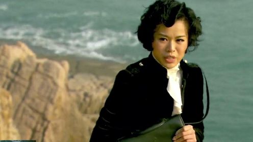 《跑马场》第27集01：卢璧辉被日本人逼到悬崖边，不愿被抓，转身跳下悬崖