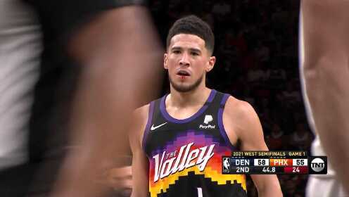 《NBA全场集锦》掘金vs太阳第2节英文原声回放