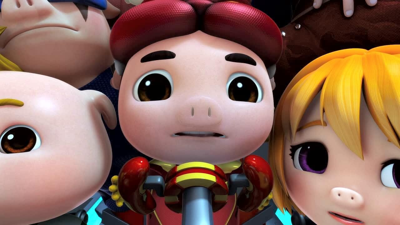 猪猪侠之超星萌宠3:牛火火用猪猪侠飞船闯进舱_腾讯视频