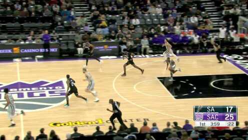 《NBA全场集锦》手感极其火热 沃克+兰代尔连中两记三分