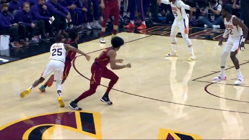 《NBA全场集锦》无视防守 加兰突破抛投轻松写意