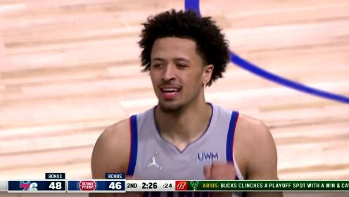 《NBA全场集锦》【回放】76人vs活塞第2节英文原声回放