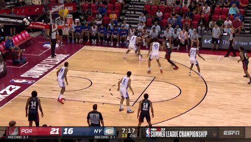 《NBA全场集锦》【回放】开拓者vs尼克斯第2节中文解说回放