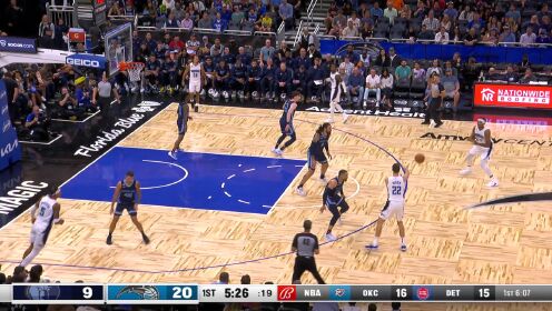 《NBA全场集锦》【纯享】灰熊105-109魔术 瓦格纳14+10一攻一防锁定胜局