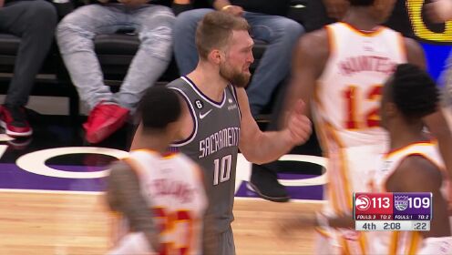 《NBA全场集锦》【纯享】老鹰vs国王精华回放 老鹰4人20+险胜国王