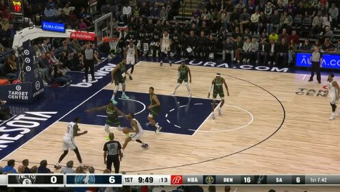 《NBA全场集锦》好兄弟互相成就！丁威迪蜻蜓点水克拉克斯顿心领神会空接暴扣炸筐