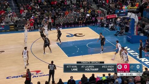 《NBA全场集锦》开场就来个下马威 奇才一波10-0进攻高潮直接打停快船