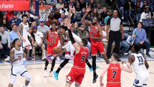 《NBA全场集锦》【球星】莫兰特vs公牛集锦 全场34+6+7空中各种花式上篮美如画
