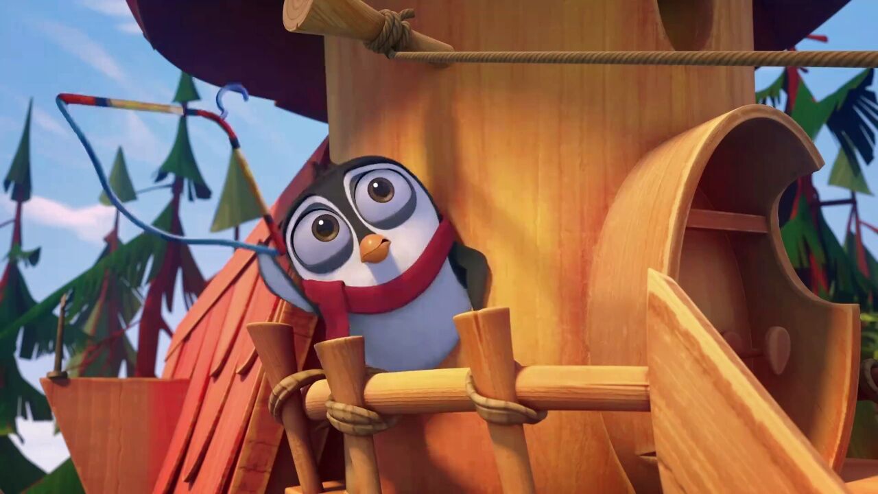 说走咱就走啊,小企鹅踏上冒险的征途