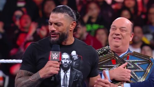 《wwe raw》罗门伦斯进场!额头伤口还未愈合!