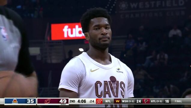 NBA季前赛：拉阿纳纳马卡比vs骑士第2节中文解说回放
