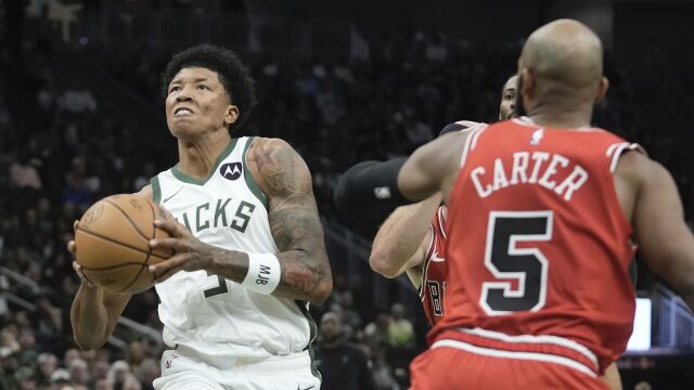 公牛102-105 博尚拿下全场最高18分 雄鹿险胜公牛