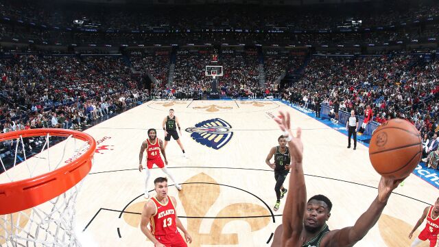锡安vs老鹰集锦 拿下全场最高25分难救主
