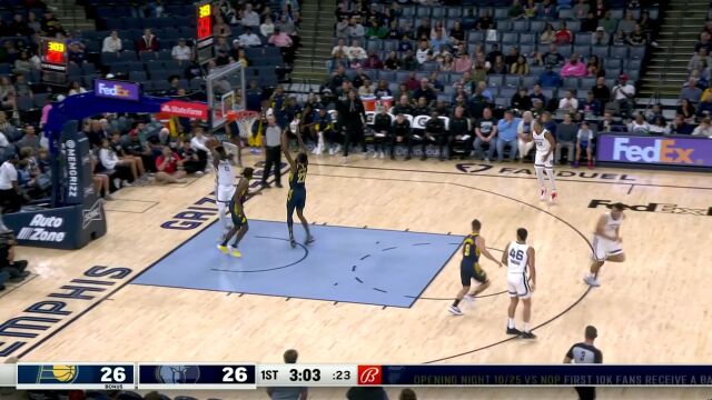 小贾伦·杰克逊vs步行者集锦 18分5封盖攻防两端无解杀器