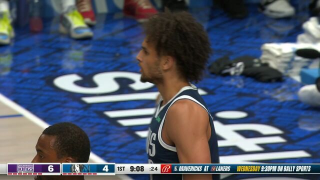 一条龙直杀无视所有防守 萨博尼斯绕球上篮轻取2+1