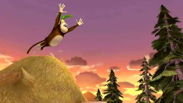 熊出没 吉吉国王真厉害,轻松就赢了大个子壮壮