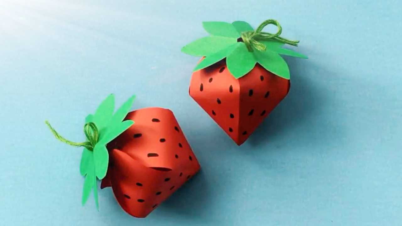 diy立体水果草莓简单的手工制作