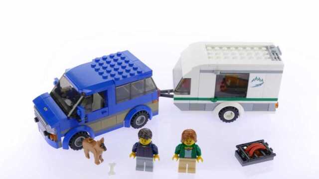 lego乐高积木城市系列60117大篷车与露营车