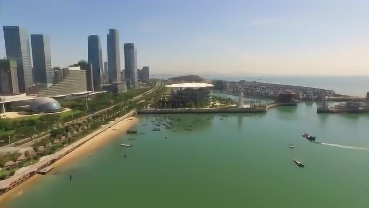 厦门风光无限，航拍风景海天一色，令人流连忘返！_高清