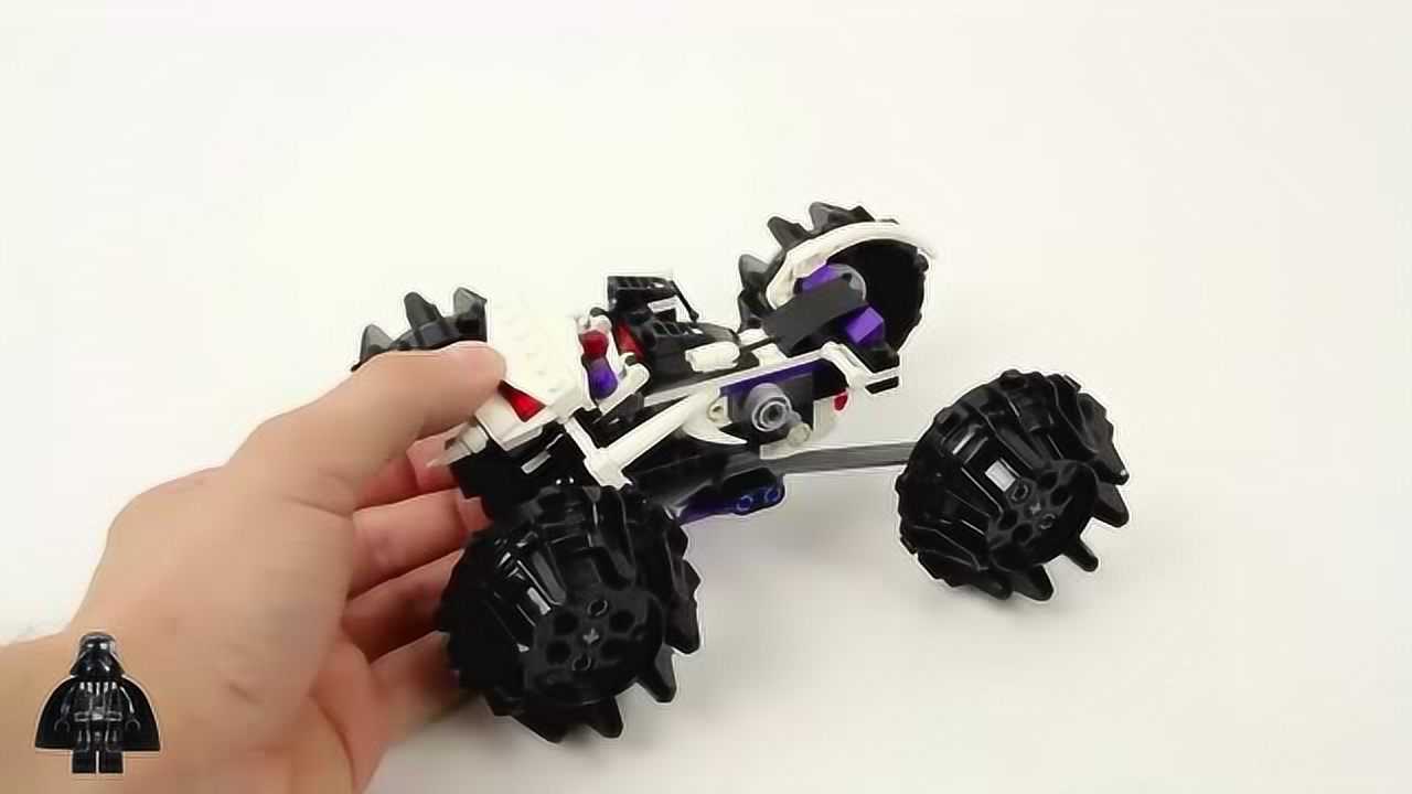 乐高幻影忍者系列lego2518纳克尔的越野战车开包拼装评测
