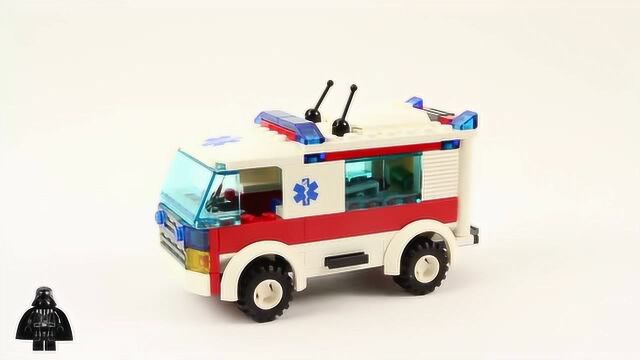 乐高城市系列lego7890救护车开包快速拼装