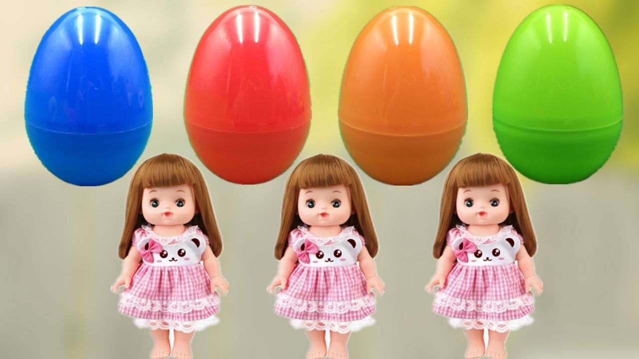芭比娃娃奇趣蛋彩蛋,出奇蛋玩具