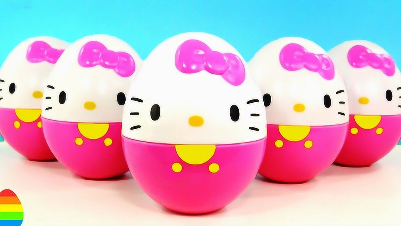 凯蒂猫惊喜蛋拆封各种水果凯蒂猫