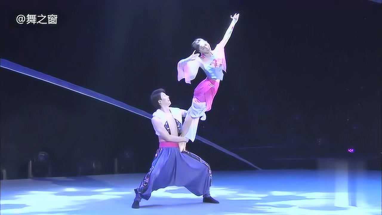 舞之窗丨男女双人舞月下舞蹈剧目表演唐诗逸